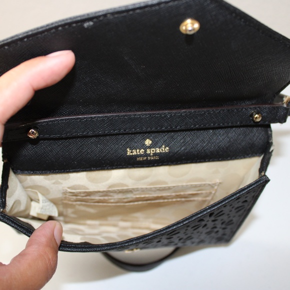 Kate Spade Monday Perforated  Flowers Crossbody - Picture 6 of 6